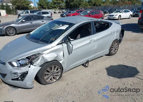 2015 Hyundai Elantra Se from USA, damaged, VIN 5NPDH4AE3FH583364